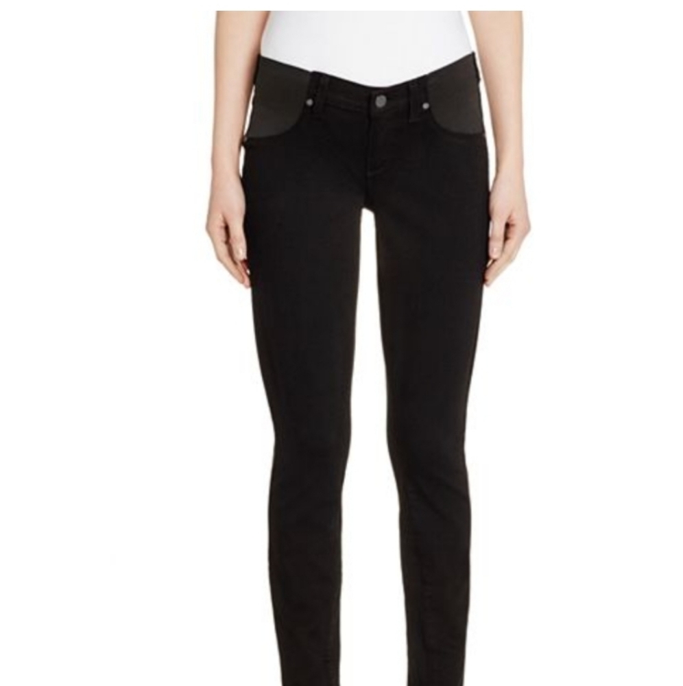 PAIGE Verdugo Maternity Mid-Rise Ultra-Skinny